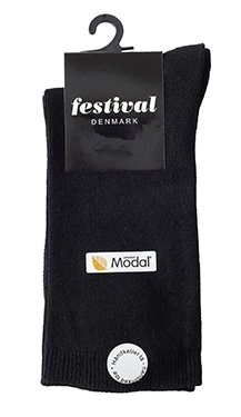 Cotton sock with comfort top band
Størrelser:
35/38, 39/42